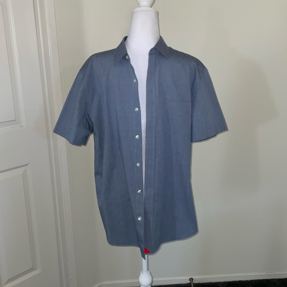 UNTUCKit Button Up Shirt Large Blue - Picture 1 of 8